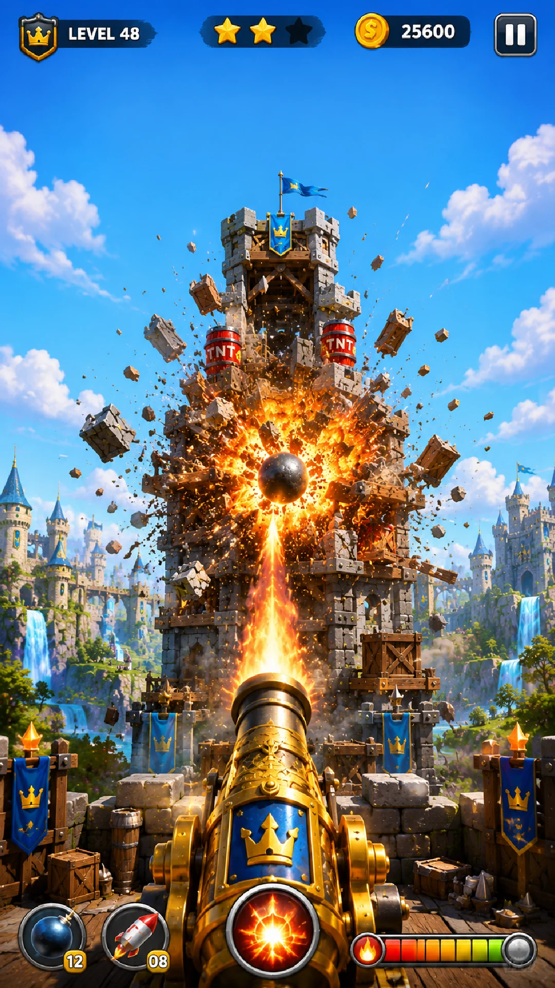 Royal Smash Knockdown: Cannon screenshot